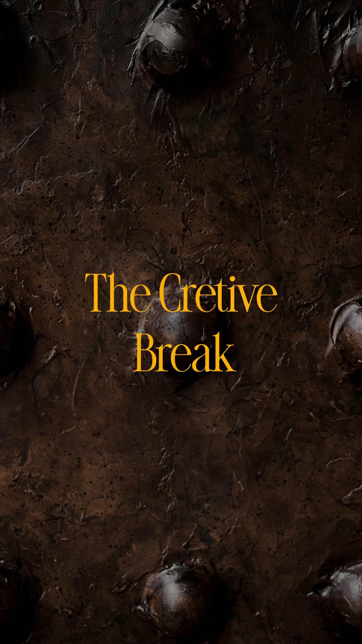 The creative break: El proceso de crear con intención.