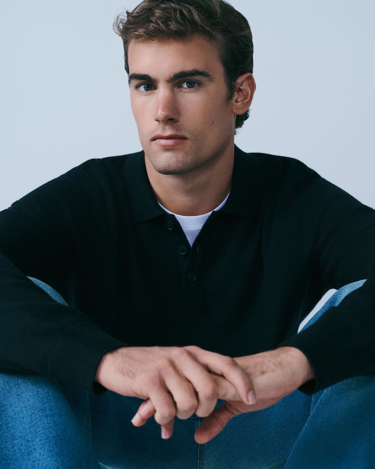 En medio de Padres la tarea fue hacer una editorial de hombre, minimal y cool al mejor estilo Falabella.